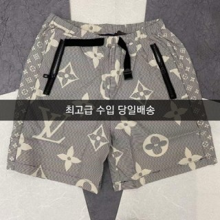 루*** LV 로고 밴딩하프팬츠 (남여공용)