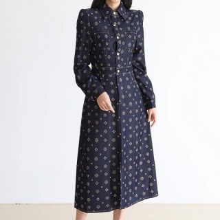 루* 24FW Mono gram pattern long dress (여성)