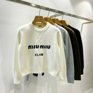 미* 크롭라운드 니트 (여성)