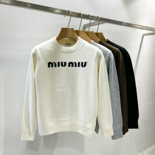 미* 로고라운드 니트 (여성)