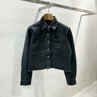 미* 흑청 데님 자켓 (여성)