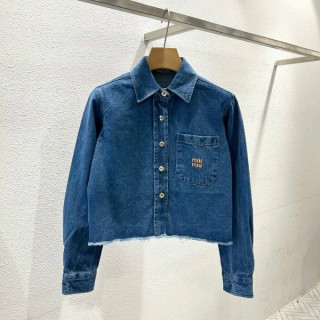 미* 크롭 데님 자켓 (여성)