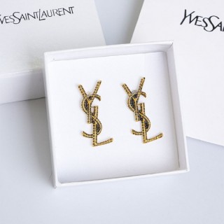 생* YSL 빈티지 골드 이어링