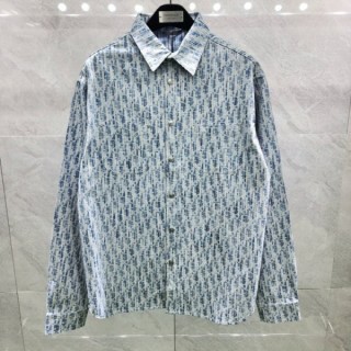 디* 24SS 오블리크 데님셔츠