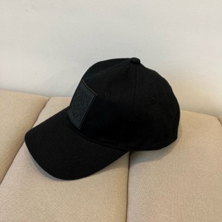 로** 시그니처 올블랙 패치모자