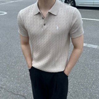 PL 케이블 카라 반팔니트