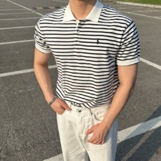 PL 단가라 카라 반팔니트