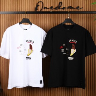 펜* 펜딜리셔스 바나나자수패치 반팔 티셔츠