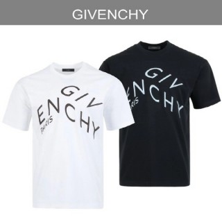 GVC 25S/S 시그니처 레터링 프린트 실켓 라운드 반팔