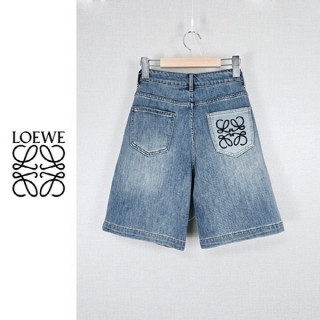 LOE 자수 투톤 청반바지 (여성)
