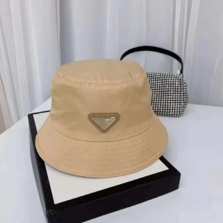 프** 삼각로고 나일론 버킷햇 벙거지