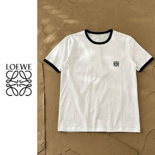 LOE 스몰로고 자수 배색티셔츠 (여성)
