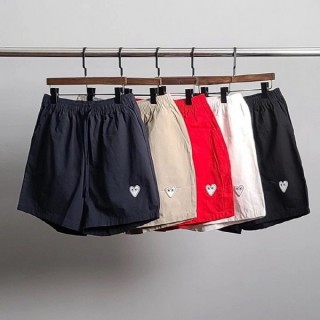 CDG 화이트와펜 5부 팬츠
