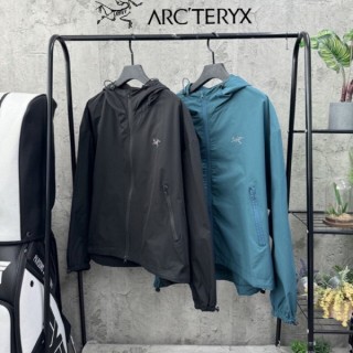 ACT 자수 후드 윈드브레이커 자켓