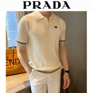 프* 시그 배색 반팔카라니트