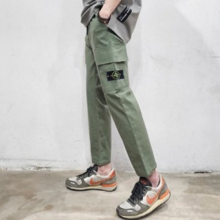 펜 린넨 카고 스트레이트 팬츠
