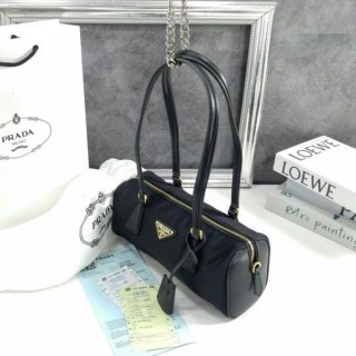 프** RE-NYLON 미디엄 패드락 토트백 1BB127VODO 2C8Q F0002