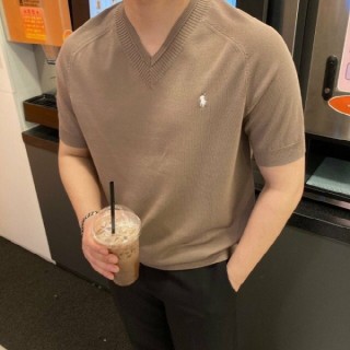 PL 머슬핏 브이넥 반팔니트