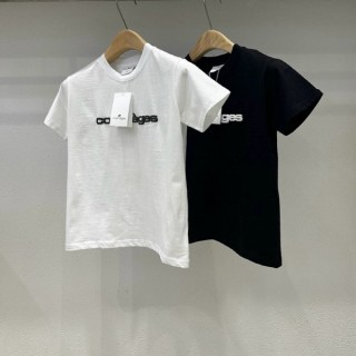 C* 로고 자수 저지 반팔 (여성)