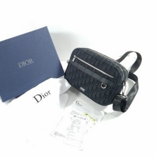 디* 사파리 맥시 메신저 백 ㅡ블랙 Dior Oblique 자카드 (풀박스)