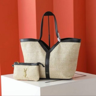 입* YSL 라탄 토트백