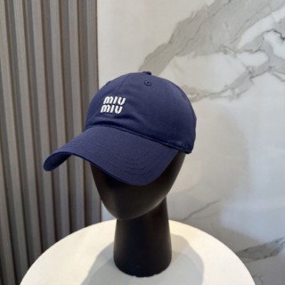 [ M ] 베이직 블루 자수 로고 모자