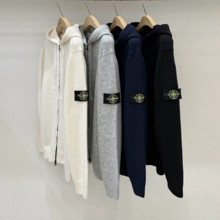 니트 후드 집업