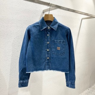 미* 크롭 데님 자켓 (여성)