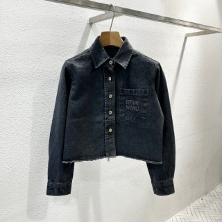 미* 흑청 데님 자켓 (여성)
