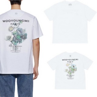 우* 플라워 백로고 반팔(2color) (남여공용)
