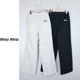 [M] 시어서커 와이드 팬츠 (여성)