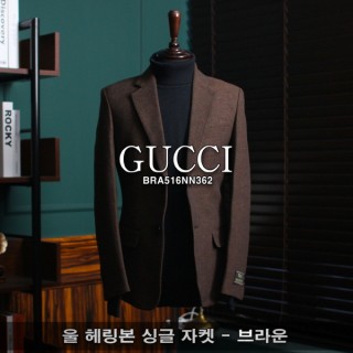 [GG] 울 헤링본 싱글 자켓