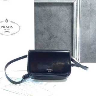 프** NEW Brushed 가죽 블랙 스트랩 미니백