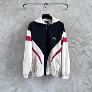 발* 배색 바람막이 자켓
