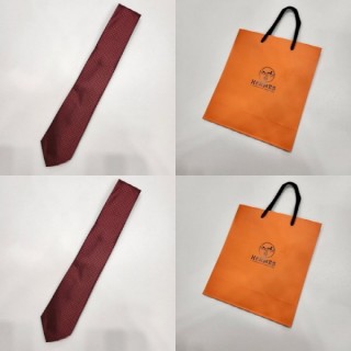 에* H 바이컬러 실크 넥타이