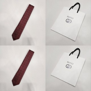 구* 폴카 도트 실크 넥타이