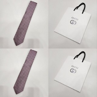 구* GG 패턴 실크 넥타이