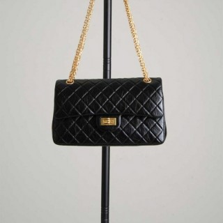 [ C ] 빈티지 램스킨 2.55 라지 플랩백