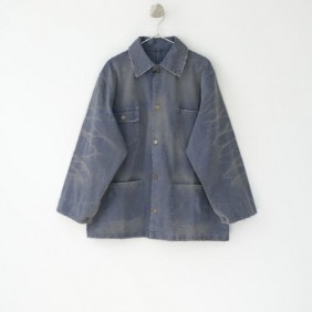 프** 25 디스트레스드 이펙트 데님 자켓 - 수입 (남여공용)