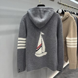 톰* 25FW 인타르시아 보트 후드 집업