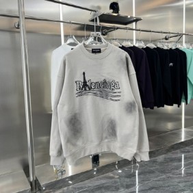 발* 에펠탑 자수로고 맨투맨 워싱 티셔츠