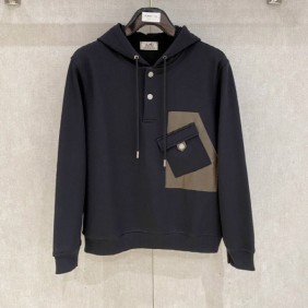 에* 투버튼 포켓후드(기모)