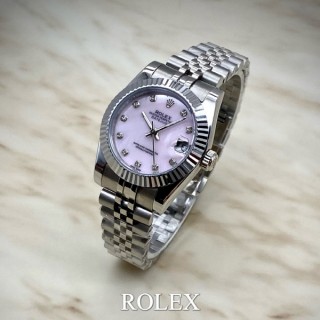 로* 데이저스트 텐포인트 핑크자개다이얼 콤비 여성용