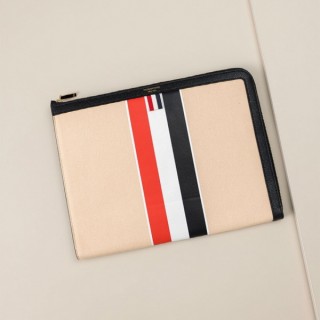 [ T ] 수입프리미엄급 네추럴 스트라이프 클러치