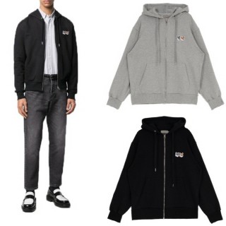 메* 더블패치 후드집업 2color (남여공용)