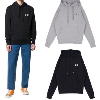 메* 더블폭스 후드 2color (남여공용)