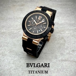 불* 티타늄 크로노그래프 블랙다이얼 콤비