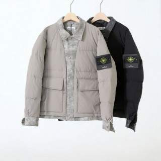 수입 마블 와펜 패딩자켓
