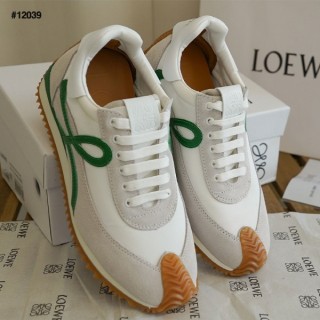 [ L ] 그린 플로우 러너 스웨이드&나일론 스니커즈 (여성)