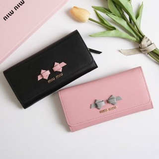 [ M ] 리본 지퍼 장지갑 & 카드케이스